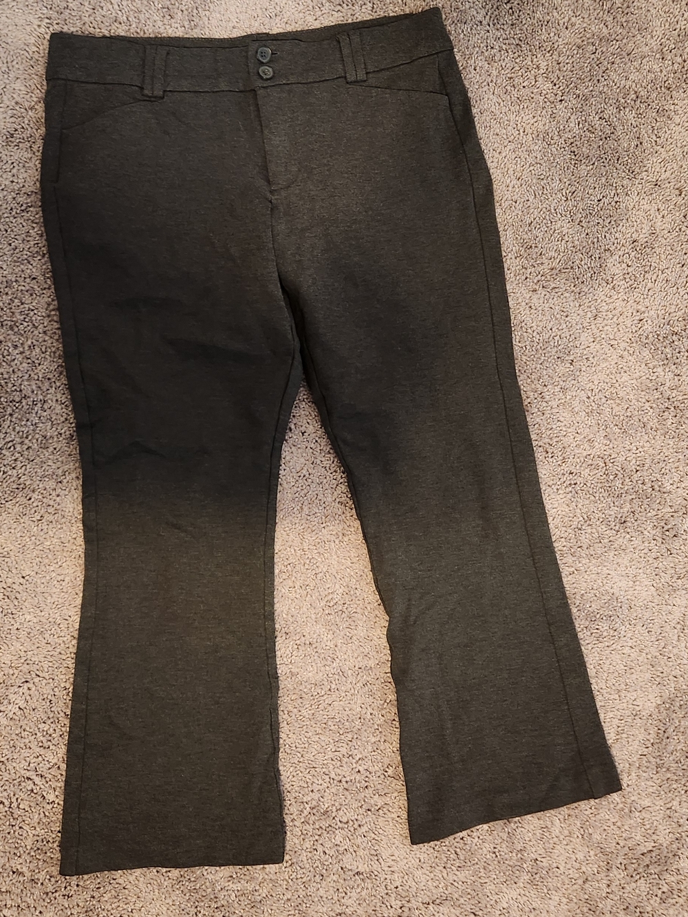 torrid Charcoal Straight-Leg Women's Dress Trousers-tall